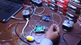 TB6560 NEMA 23 stepper motor driver Arduino tutorial [upl. by Nahtnaoj]