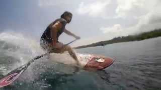 LEROY XAVIER INDONESIA STAND UP PADDLE ULUWATU BALI [upl. by Ryhpez]