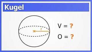 Kugel  Volumen und Oberflächeninhalt berechnen  How to Mathe [upl. by Ahsets28]