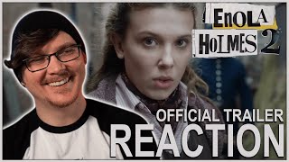 ENOLA HOLMES 2 Official Trailer REACTION [upl. by Tubb]