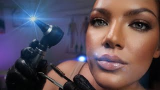 ASMR Otoscope and Ear Pick Ear inspection Ear Cleaning Ear Massage [upl. by Guerin]