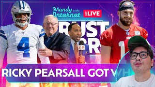 RICKY PEARSALL DAK PRESCOTT JALEN HURTS STEPHEN A SMITH NFL YOUTUBE [upl. by Sorcha650]