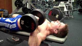 How To Dumbbell Chest Press [upl. by Sedruol]