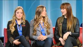 DufourLapointe Sisters Speak Out On Quebec Mitten Controversy [upl. by Manouch]