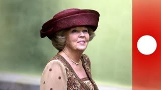 Queen Beatrix makes farewell address on eve of abdication [upl. by Aitnahs]