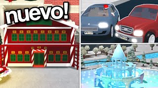 NUEVA ACTUALIZACION DE NAVIDAD EN BLOXBURG Nueva Ubicación Carros y Más [upl. by Papagena]