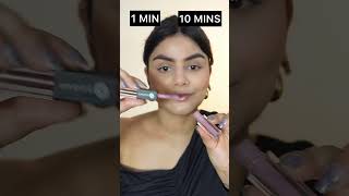 1 Min Vs 10 Mins Makeup Look😍😱  shorts  SUGAR Cosmetics [upl. by Montgomery141]