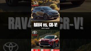 Battle of the Best 2024 Toyota RAV4 vs Honda CRV 🚗💥 automobile honda toyota [upl. by Horick]