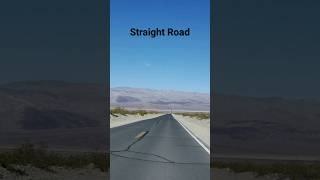 Death valley Straightest Road California [upl. by Serene]