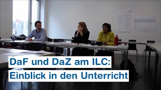 Deutsch als Fremd und Zweitsprache am ILC Einblick in den Unterricht  ZHAW [upl. by Irod]