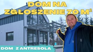 DOM 70m2 i Antresola  90m2 HIT 2023 Dom w cenie mieszkania [upl. by Nosnirb360]