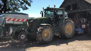 Semis de maïs 🌽  3eme fongicide sur le blé 🌾  orages ⛈️ [upl. by Nav]