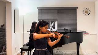 Eunchae 3rd grade violin Sarabande in G minor by Carl Bohm [upl. by Arimlede397]