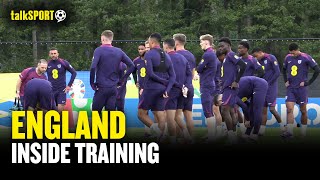 Heres An INSIDE LOOK Into Englands Training Session Ahead Of Their Euros CLASH With Serbia ⚽️🔥 [upl. by Kcirdorb]