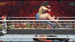 roman reigns vs women roster wwe match  wwe men vs womens full match live  intergender match 001 [upl. by Amalee]