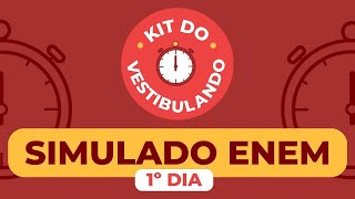 ⌛CRONÔMETRO ENEM  DIA 1 [upl. by Adnawed]