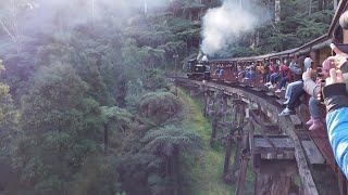 Puffing Billy Railway From Belgrave to Lakeside [upl. by Atinhoj186]