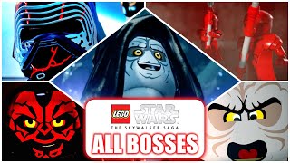 All Bosses  Lego Star Wars The Skywalker Saga  All Boss Fights [upl. by Waxman]