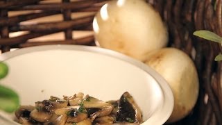 Champignons putzen Einfach kochen [upl. by Ahsoik]