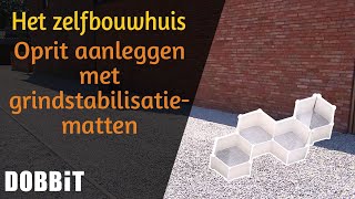 Zelfbouwhuis  Oprit aanleggen met grindstabilisatiematten [upl. by Kralc142]