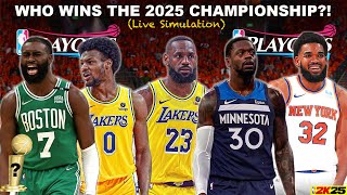 Simulating the 2024 NBA Season AFTER the KnicksWolves Trade 2K25 [upl. by Tombaugh685]