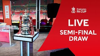 LIVE  Semifinal Draw  Emirates FA Cup 202324 [upl. by Yrtnahc]