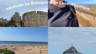 vlog vacances en Bretagne et en LoireAtlantique [upl. by Enenaej]