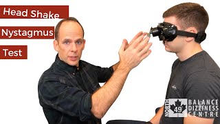 Vestibular Loss amp How To Perform The Head Shake Nystagmus Test [upl. by Akiret]