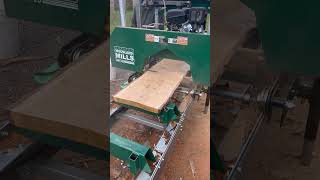 Using my woodlandmills HM126 to flatten a warped slab [upl. by Assenab139]