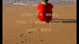 Leona Lewis  Footprints in the sand Lyrics [upl. by Kirbie144]