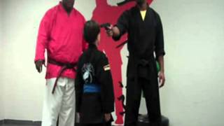 Enochs Karate  kids gun self defense [upl. by Ahsile]