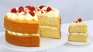 MOIST VANILLA CAKE PERFECT FOR MAKING LAYER CAKES │ SIMPLE CAKE RECIPES │ CAKES BY MK [upl. by Drageruaeb]