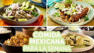 Comida mexicana para la semana  Kiwilimón [upl. by Quillan543]