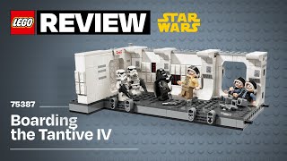 Set for stuning  LEGO Boarding the Tantive IV 75387 REVIEW [upl. by O'Toole]