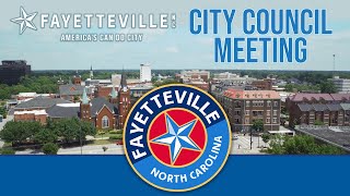 Fayetteville City Council Work Session  Sep 3 2024 [upl. by Kempe]