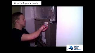 How to Clean Your Air Ducts Yourself Air Duct Cleaning  Maintenance for Beginners [upl. by Perceval]