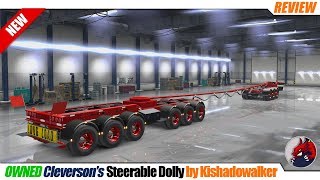 ATS 132  owned quotCleversons Steerable Dolly trailerquot by Kishadowalker  review [upl. by Cutler773]