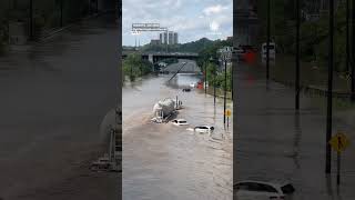 Flash Flooding Inundates Parts of US and Canada [upl. by Damales]