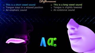 English pronunciation – Comparison – short vowel  ʌ  vs Long vowel  ɑ – Phonetics – IPA [upl. by Eanil983]