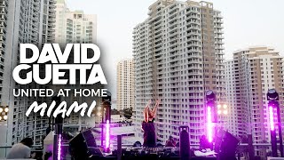 David Guetta  United at Home  Fundraising Live from Miami [upl. by Liahus180]