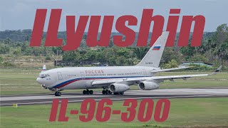 Ilyushin Il96 takeoff Heavy and Hot [upl. by Adler]