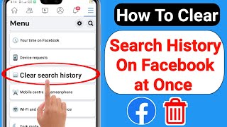 How To Delete Facebook Search history 2023  How To Clear Facebook Search History in One Click [upl. by Astraea434]