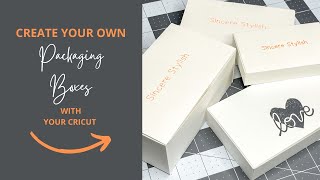 quotHow To Create Your Own Product Packaging Box In Cricut Design Spacequot  Cricut DIY [upl. by Darelle]