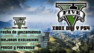 GTA V  Xbox One PS4 y PC Que traera  Cual es la diferencia  Fecha Oficial y mas [upl. by Acie]