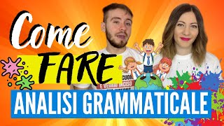 L’ANALISI GRAMMATICALE in italiano Impara Come Analizzare Tutti gli ELEMENTI della FRASE 👨🏻‍🏫 👩🏼‍🏫 [upl. by Mhoj]