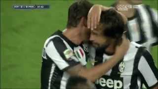 Andrea Pirlo GOAL Juventus Vs Parma 2  0 Aug25 2012 [upl. by Harris]