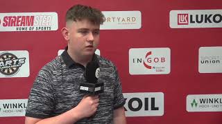 Interview Adam Dee  WDF Europe Cup Youth 2023 [upl. by Siahc977]