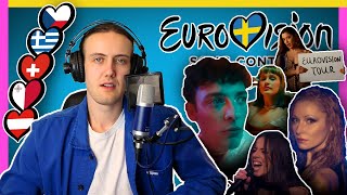 Reagerar på Eurovision Song Contest 2024  DEL 4  AUT MLT SUI GRE CZE [upl. by Lidia]