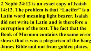 Book of Mormon Anachronisms Part 1 of 2  Mormonism Exposed [upl. by Spencer614]