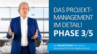 PROJEKTMANAGEMENT PHASEN 35  Einfach erklärt [upl. by Artemus900]